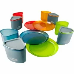 GSI Outdoors Plates & Bowls Infinity Compact Tableset 4 Person