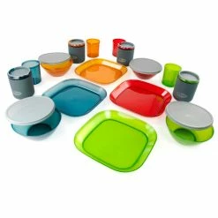 GSI Outdoors Plates & Bowls Infinity Deluxe Tableset 4 Person