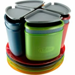 GSI Outdoors Plates & Bowls Infinity Compact Tableset 4 Person -Gsi Outdoors Store MUL D1
